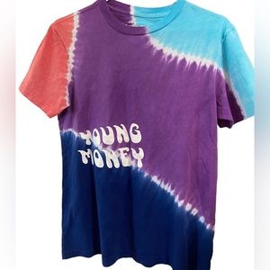 Nice Alex Young Money Lil Wayne Hip Hop Tie Dye Men’s S T-Shirt Minty